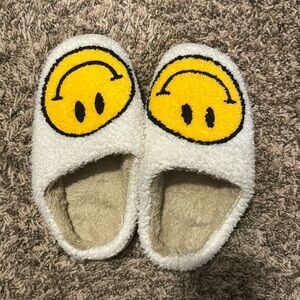 smiley slippers